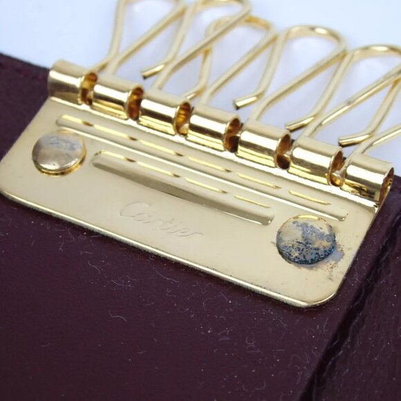 Authentic Cartier Must Line 6 Hooks key holder leather [Used] - Picture 9 of 11